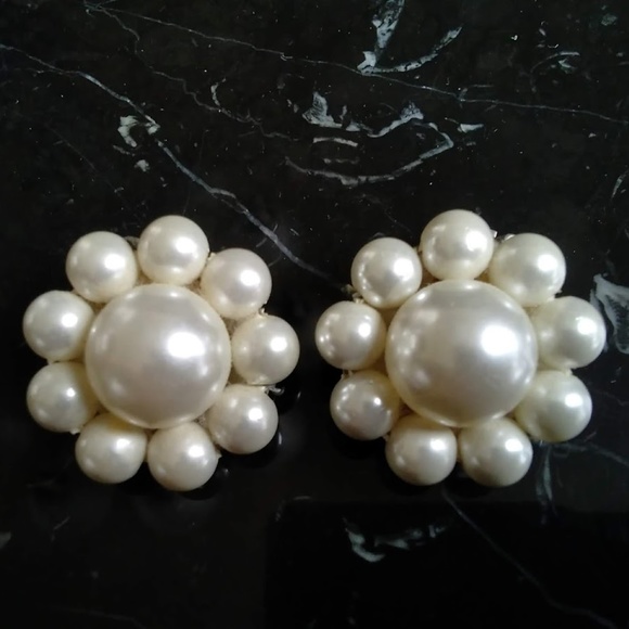 Jewelry Vintage Pearl Clip Earring Poshmark